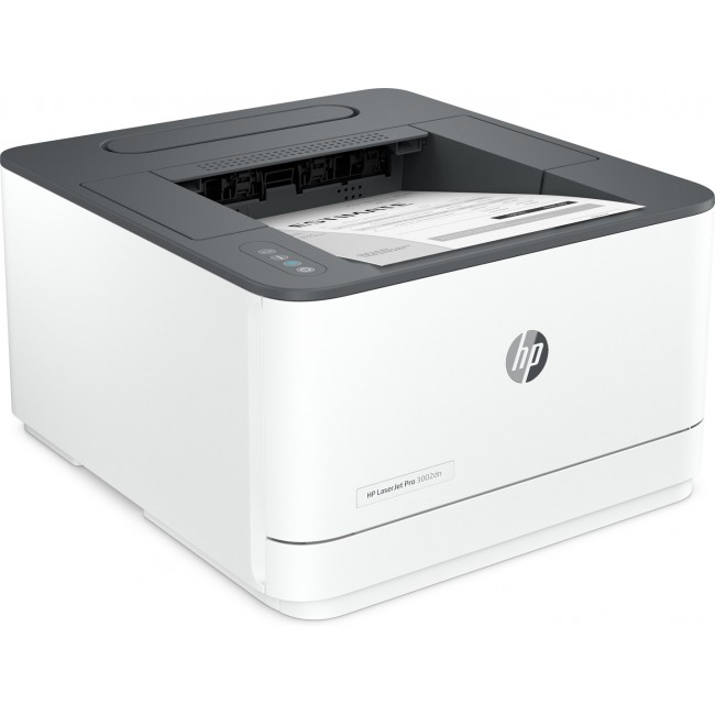 HP LaserJet Pro 3002dn Printer, Black and white, Printer for Small medium business, Print, Dualband Wi-Fi Strong Security Energy Efficient Fast first page out speeds Two-sided printing Roam