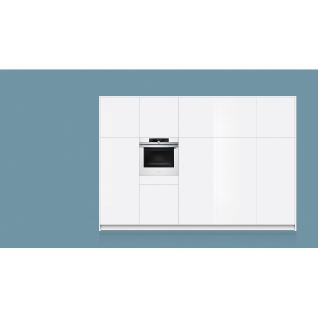 Siemens HB634GBW1 oven 71 L Stainless steel, White