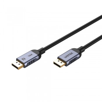 UNITEK C1626GY01-1.5M DisplayPort cable Black, Grey