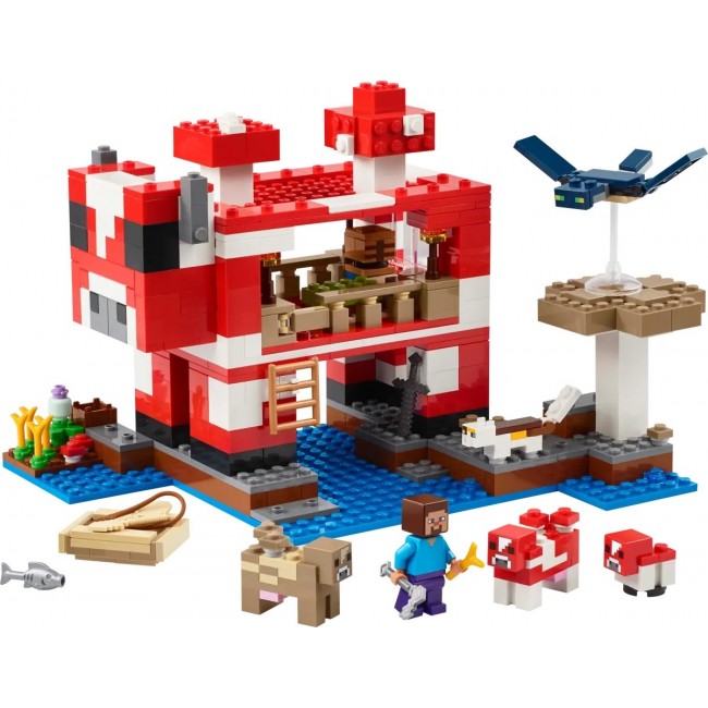 LEGO MINECRAFT 21270 The Mooshroom House LEGO MINECRAFT 21270 The Mooshroom House