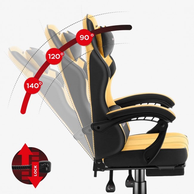 Force 3.7 gaming chair Yellow