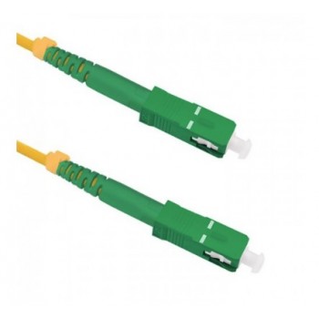 Qoltec 54281 InfiniBand/fibre optic cable 1 m SC Green, Yellow