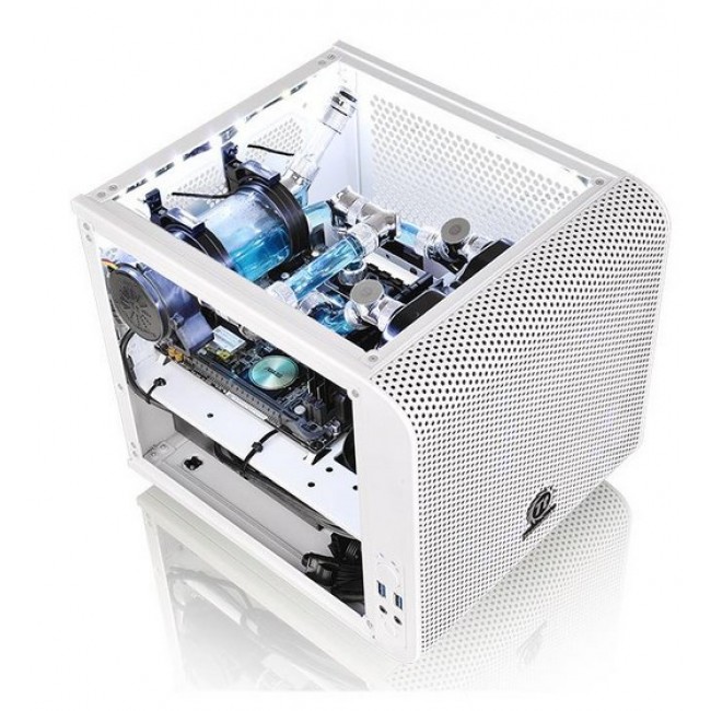 Thermaltake Core V1 Snow Edition Cube White Thermaltake Core V1 Snow Edition Cube White