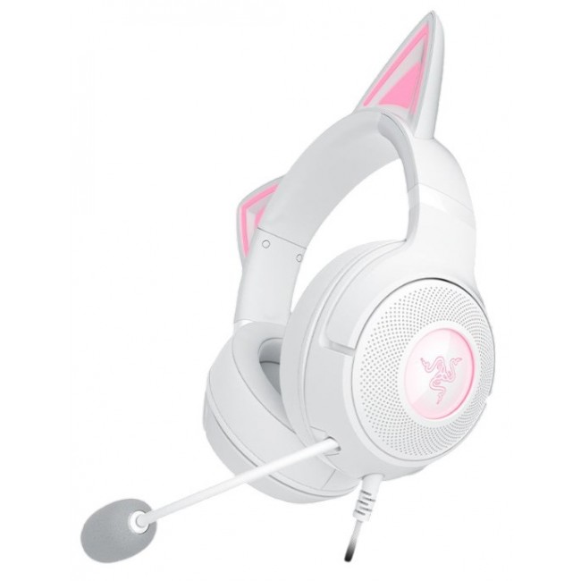 Razer Kraken Kitty V2 Headset Wired Head-band Gaming USB Type-A White