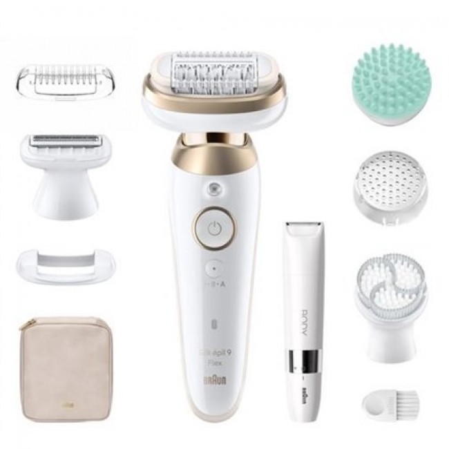 Braun Silk- pil 9 Flex SkinSpa 9-481 3D Gold, White