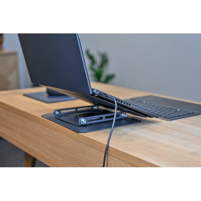 Adjustable, rotatable, ergonomic laptop stand 10 17 LAPTOP STAND ROTO MT2662