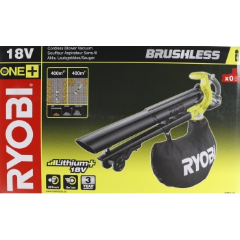 Ryobi OBV18 cordless leaf blower 200 km/h Green