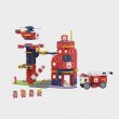 Marioinex Mini Waffle Building Blocks City: Fire Station, 280 pieces