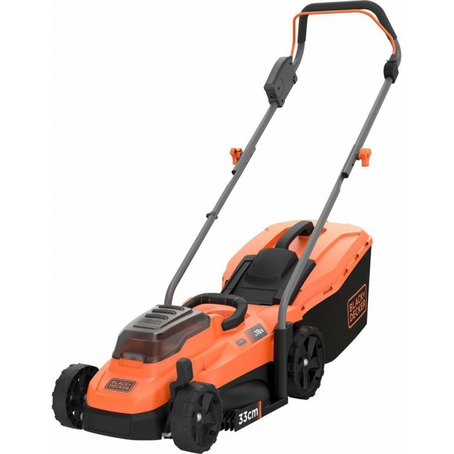 Black & Decker BCMW3318L2 Push lawn mower Battery Black, Orange Black & Decker BCMW3318L2 Push lawn mower Battery Black, Orange