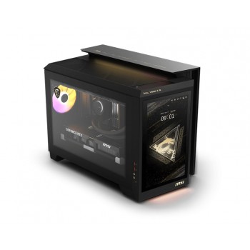 MSI MEG Vision X AI 2NVR7-290EU Intel Core Ultra 7 265K 64 GB DDR5-SDRAM 1 TB SSD NVIDIA GeForce RTX 5070 Ti Windows 11 Home Desktop PC Black