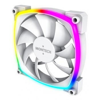 Montech AX120 PWM ARGB Fan, 3 Pack, White - 120mm