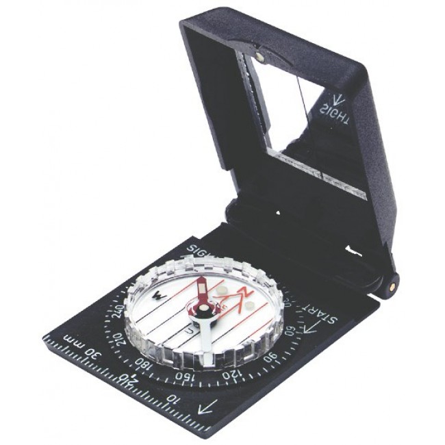 Silva Schneider Ranger SL Magnetic navigational compass Black, Transparent