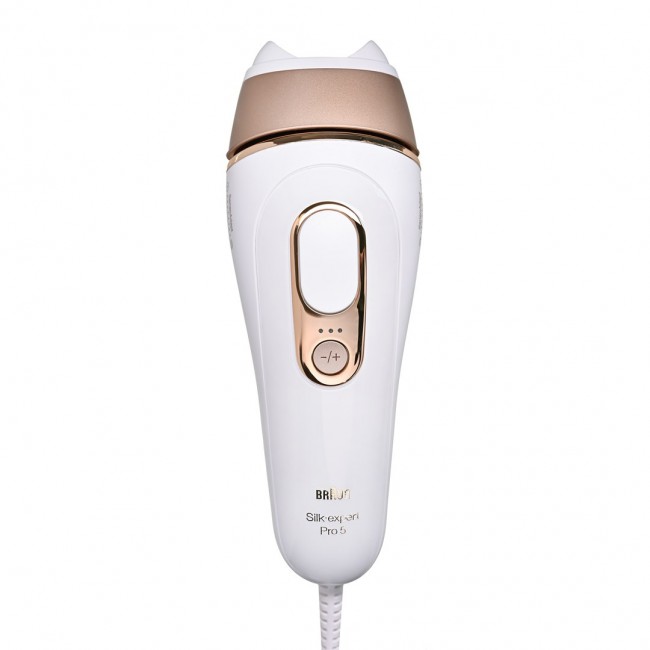 Braun Silk expert Pro 5 PL5221 IPL Hair Removal System Gold, White Braun Silk expert Pro 5 PL5221 IPL Hair Removal System Gold, White