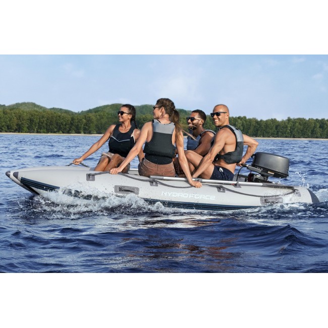 Bestway Hydro Force Beacon Elite 5-Person Inflatable Sport Boat Set 3.35 m