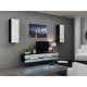 Cama TV stand VIGO NEW 30/140/40 black/white gloss