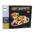 Glowing Magnetic Blocks Set of 76 Pieces 14656 Lean Toys