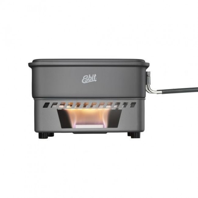 ESBIT Solid fuel cookset Pot 1.1 L Aluminium, Black ESBIT Solid fuel cookset Pot 1.1 L Aluminium, Black