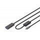 Digitus Active USB 3.2 Gen1 5G extension cable, USB-C - USB-A, 10m