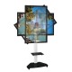 Techly Floor Support with Shelf Trolley TV LCD/LED/Plasma 37-70