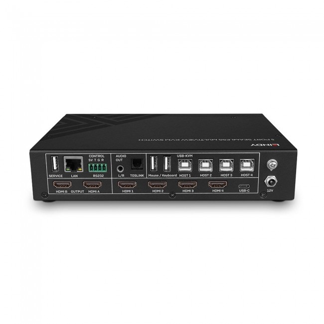 Lindy 5 Port Seamless Multiview KVM Switch