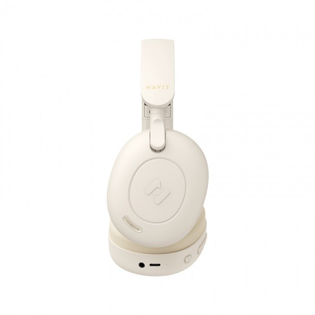 Havit H655BT - Bluetooth wireless headphones, beige