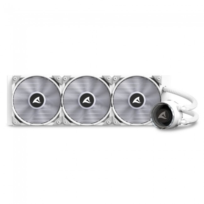 Sharkoon S90 Processor All-in-one liquid cooler 12 cm White 1 pc(s)