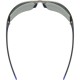 UVEX Equate cycling glasses, black/blue matt/mirror blue