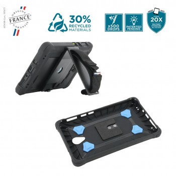 Mobilis 067014 PROTECH - Case + 360 rotating handstrap + kickstand for Galaxy Tab Active5 8''
