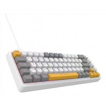 INCA Gaming Tastatur RGB/RedSwitch/USB/Mechan. 2.00m wei 