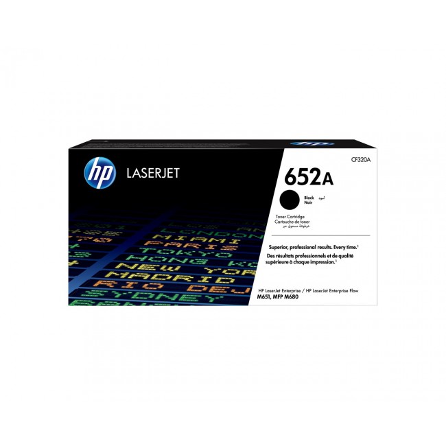 HP 652A Black Original LaserJet Toner Cartridge HP 652A Black Original LaserJet Toner Cartridge