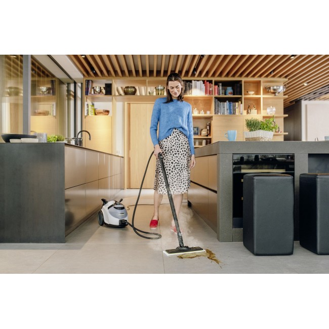 K rcher SC 5 EasyFix IRON PLUG Cylinder steam cleaner 1.5 L 2250 W Black, White