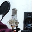 Monkey Banana Hapa White Table microphone