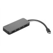 Lenovo 4X90X21427 interface hub USB 3.2 Gen 2 (3.1 Gen 2) Type-C 20000 Mbit/s Grey