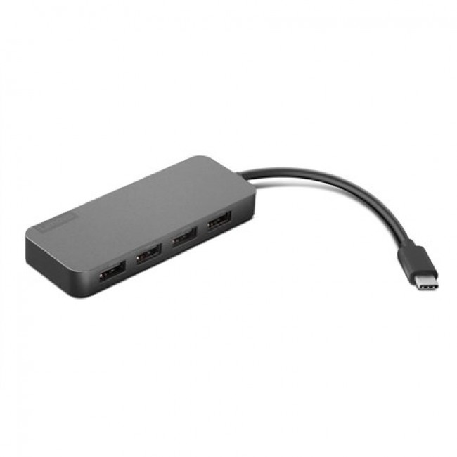 Lenovo 4X90X21427 interface hub USB 3.2 Gen 2 (3.1 Gen 2) Type-C 20000 Mbit/s Grey
