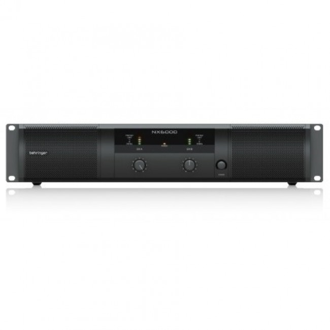 Behringer NX6000 audio amplifier 2.0 channels Home Black