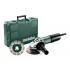 METABO SZLIFIERKA KĄT.125 W 850-125 SET +TARCZA DIAMENTOWA WALIZKA