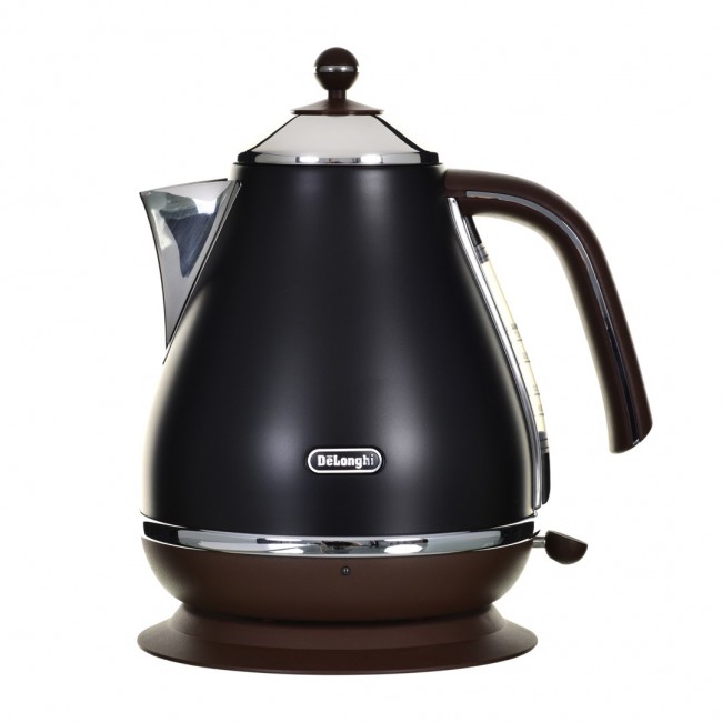 DeLonghi KBOV 2001.BK electric kettle 1.7 L Black,Brown 2000 W