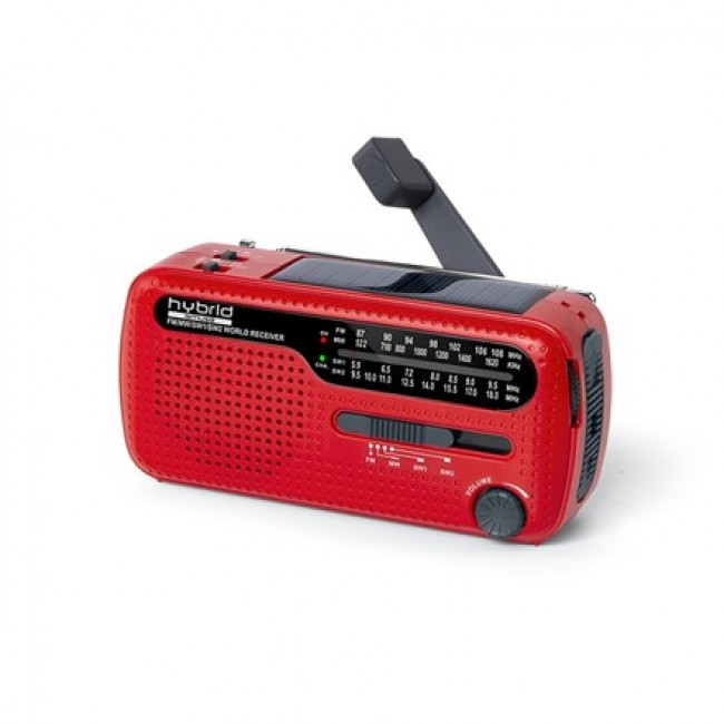 Muse MH-07 RED self-powered radio, Red Muse MH-07 RED self-powered radio, Red