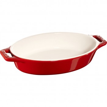 Staub Oval Ceramic Platter - 400 ml, Red