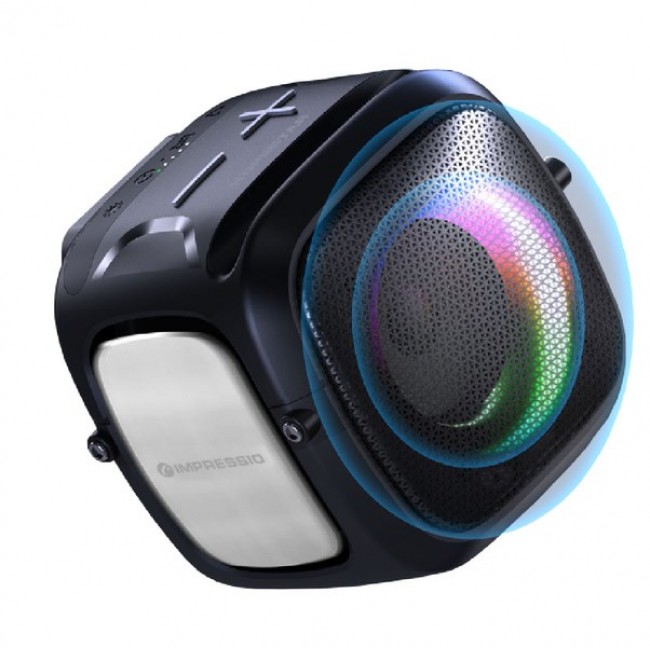 C-TECH Impressio Qubis mini Mono portable speaker Black 5 W
