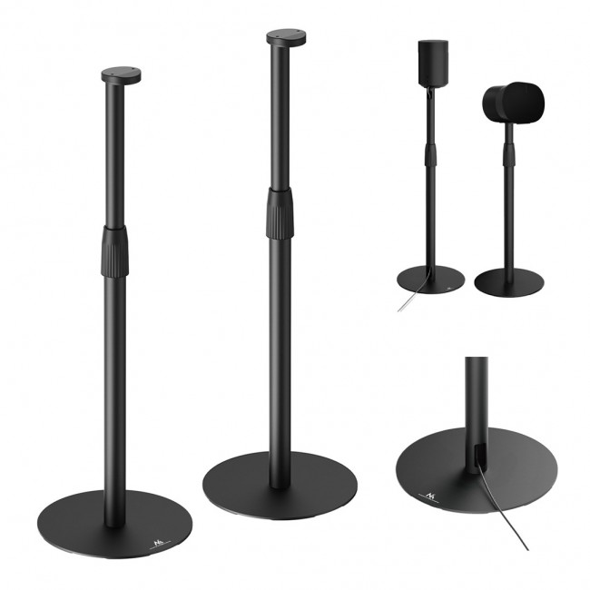 Maclean MC-496 Floor stand for Sonos Era 100 and 300 | Adjustable 682-1068 mm