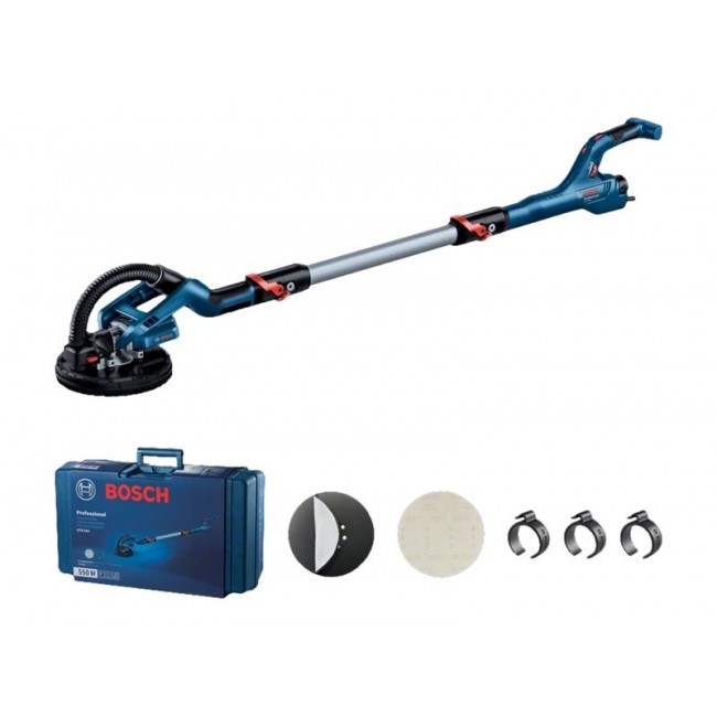 Bosch 500 Series GTR 550 Drywall sander 910 RPM Black, Blue, White 500 W Bosch 500 Series GTR 550 Drywall sander 910 RPM Black, Blue, White 500 W