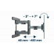 Gembird WM-80ST-01 TV mount/stand 2.03 m (80 Gembird WM-80ST-01 TV mount/stand 2.03 m (80