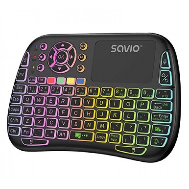 Savio SAVMKW-04 mobile device keyboard QWERTY US English USB Type-C Black Savio SAVMKW-04 mobile device keyboard QWERTY US English USB Type-C Black