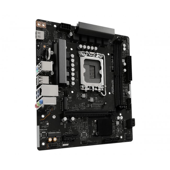 Asrock H810M-H Intel H810 LGA 1851 (Socket V1) micro ATX Asrock H810M-H Intel H810 LGA 1851 (Socket V1) micro ATX