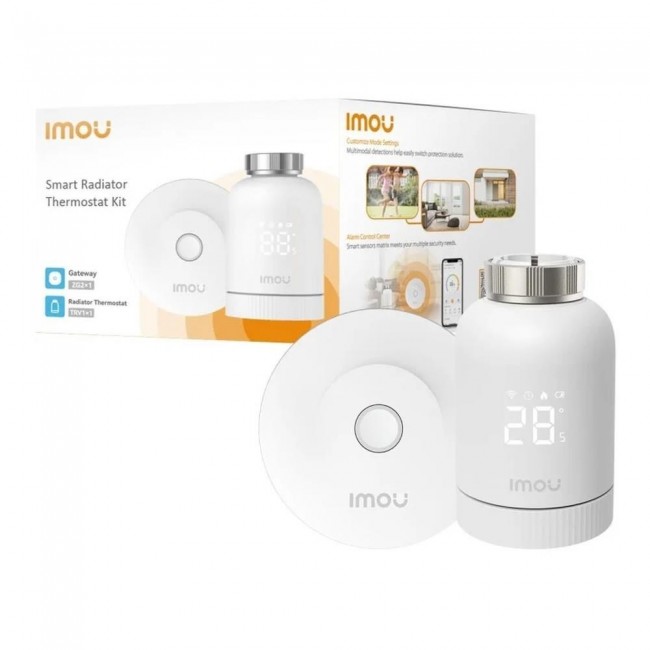 Thermostatic set with head and smart gateway IMOU KIT/TRV1-2