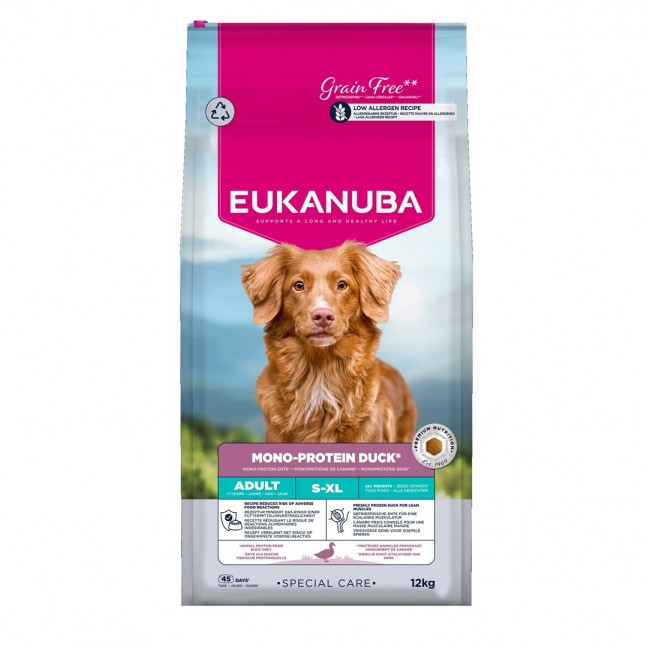 EUKANUBA Special Care Mono Adult, Duck dry dog food 12kg