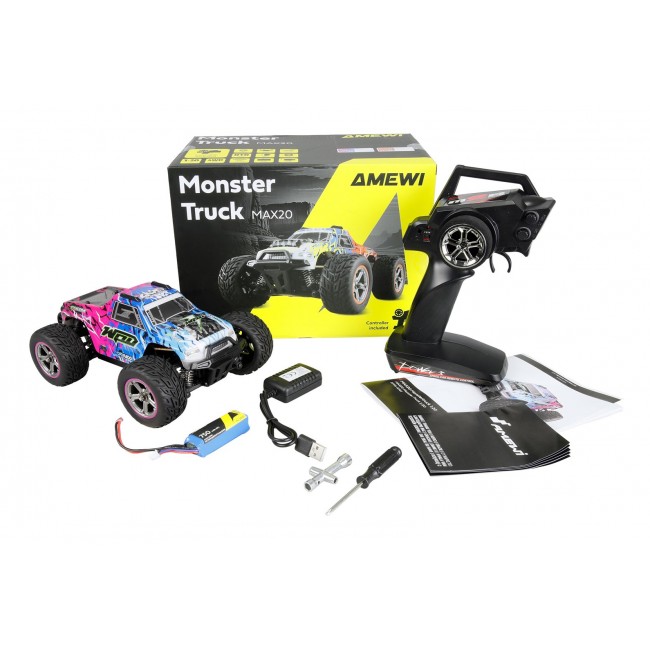 Amewi MAX20 Radio-Controlled (RC) model Monster truck Electric engine 1:20