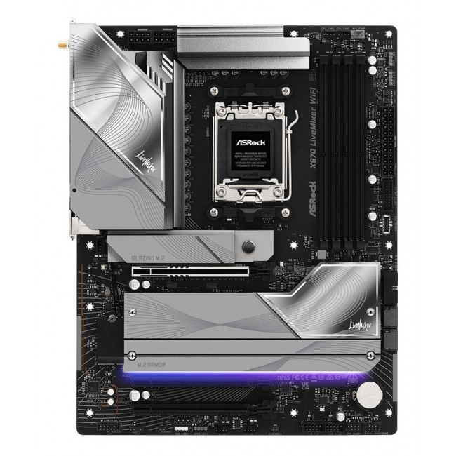 Asrock X870 LiveMixer WiFi AMD X870 Socket AM5 ATX Asrock X870 LiveMixer WiFi AMD X870 Socket AM5 ATX