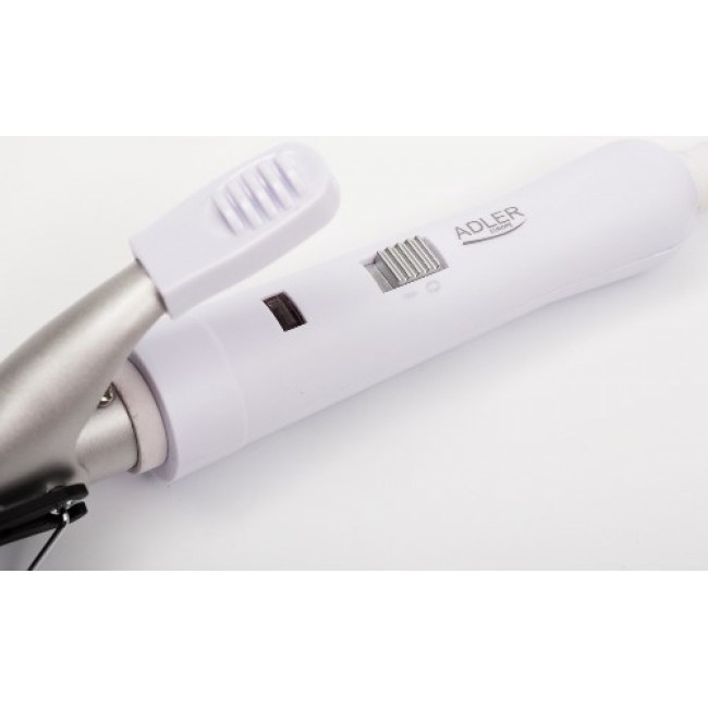 Adler AD 2105 Curling iron Warm Metallic,White 25 W Adler AD 2105 Curling iron Warm Metallic,White 25 W